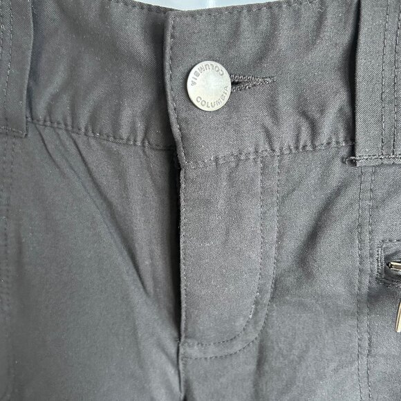 Columbia Mumbai Mover Pants II Black Hiking Outdoor Omnishield Womens Sz 6 Short - Picture 5 of 11